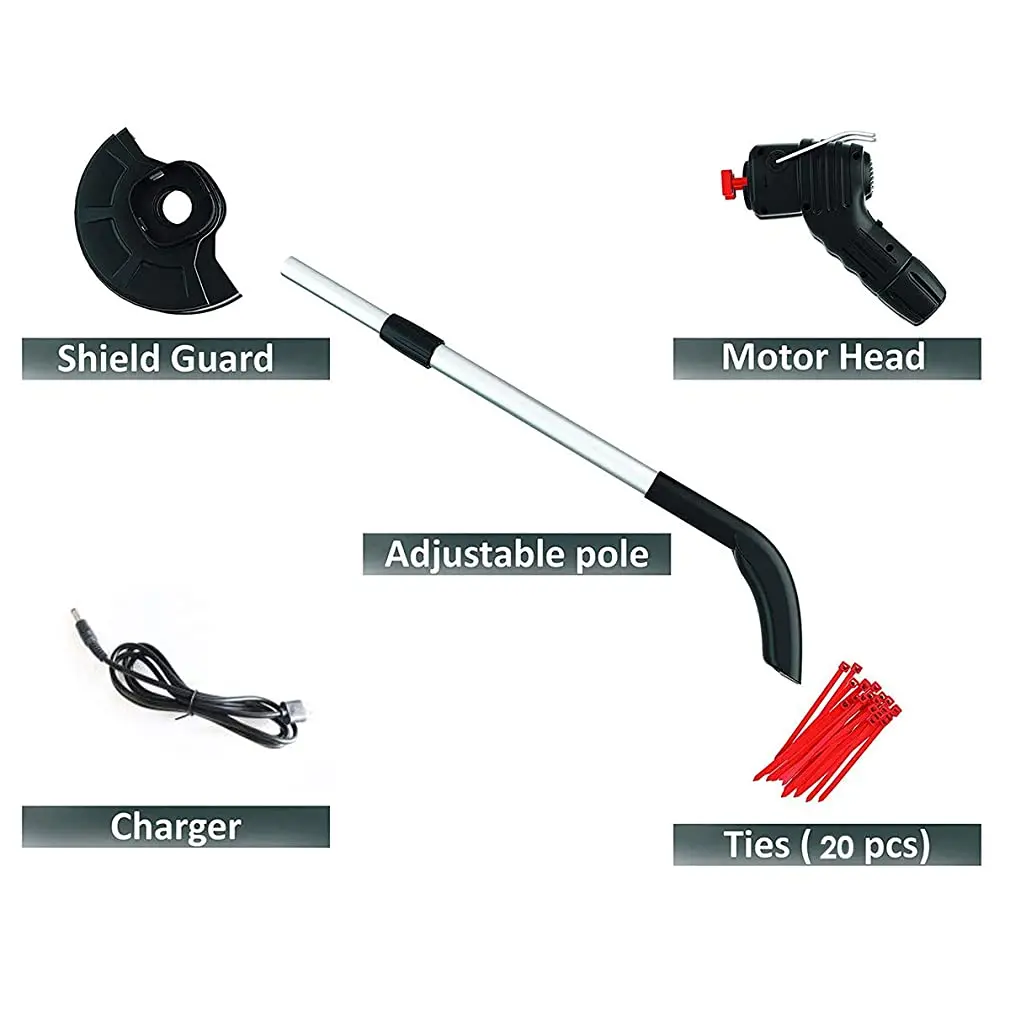 

Cordless Lawn Mower Electric Grass Trimmer USB Rechargeable Lightweight Mowing Machine Electric Lawn Mower Gardening Tool