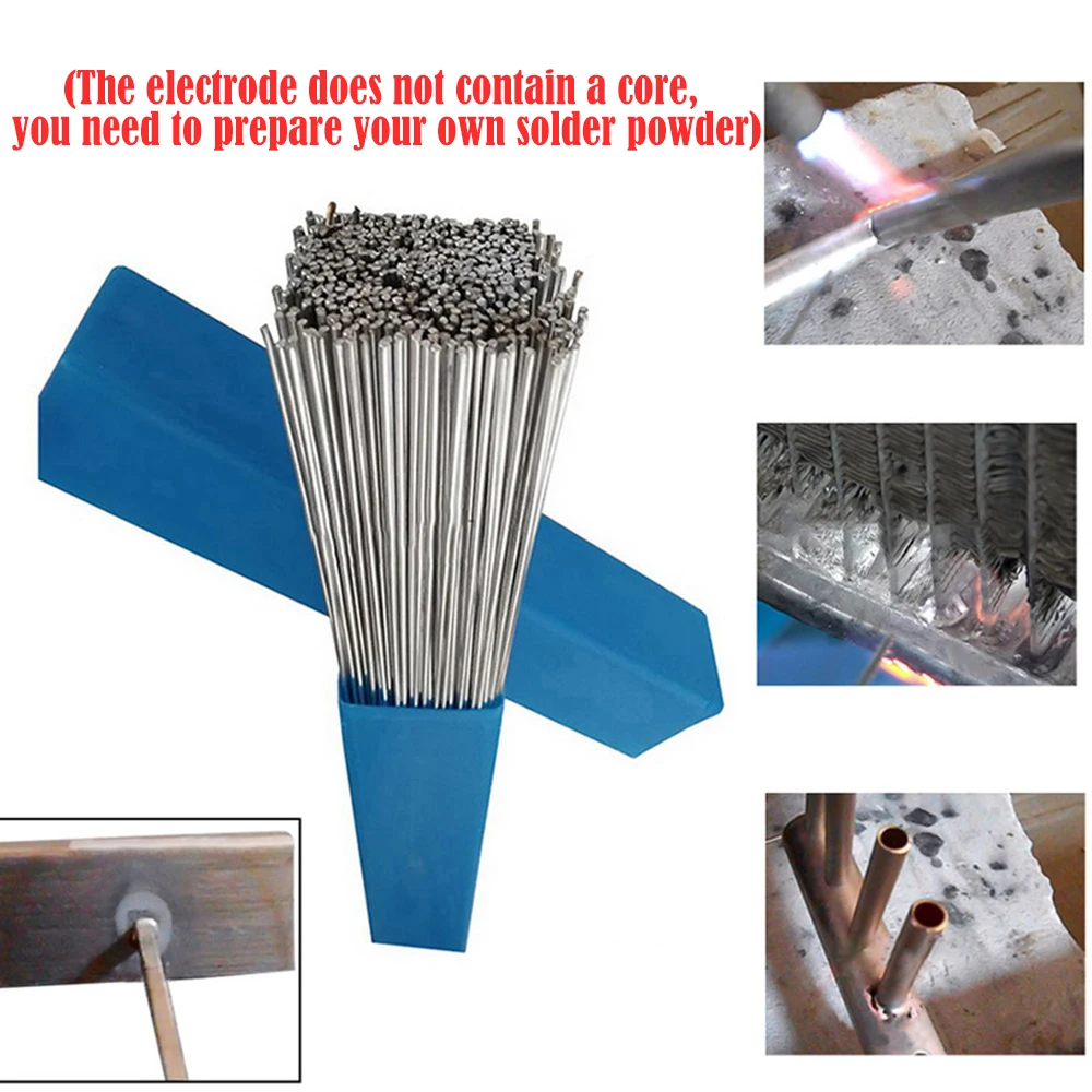

2/330MM Aluminum Welding Brazing Rod Low Temperature Aluminum Solder rod Welding Wire Flux Cored Soldering Rod 50/20/10Pcs