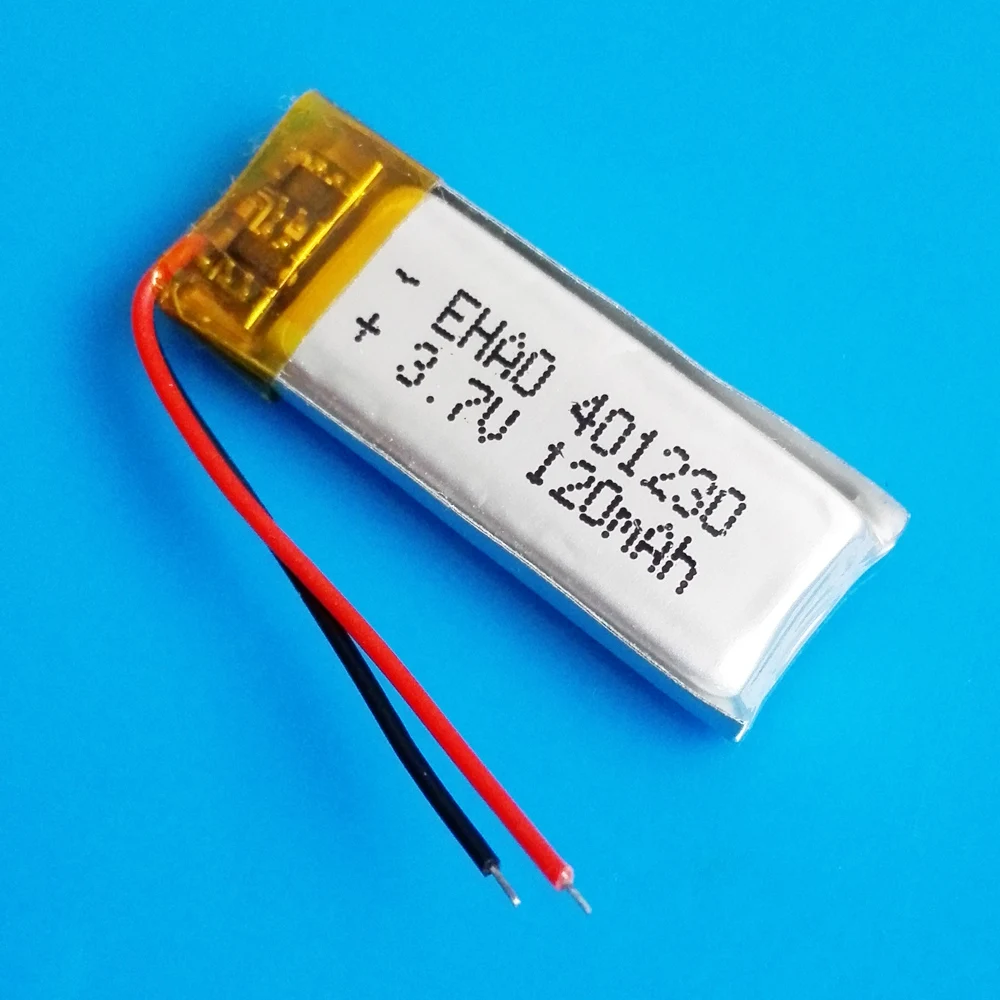 401230 3 7 V 120mAh литий-полимерный lipo перезаряжаемый Lipo аккумулятор для MP3 GPS bluetooth