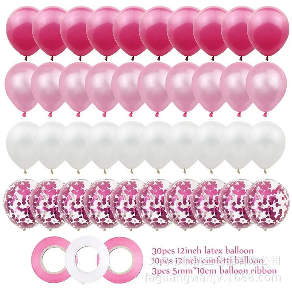 43 шт. воздушный шар &quotКонфетти&quot набор включая Золотой лента для завивки на день