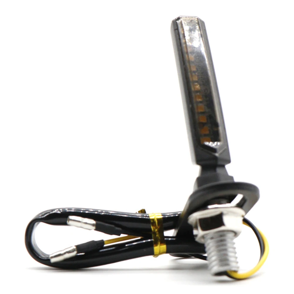 

1 Pair 12 LED Universal Motorcycle Flowing Water Turn Signal Indicator Lights