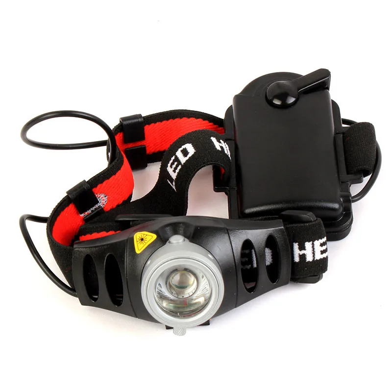 Zoomable Q5 LED Headlamp Headlights AAA Battery focus frontal high power Head Lamp light Torch Flashlight for Fishing camping | Лампы и