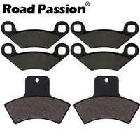 road passion motorcycle front rear brake pads for polaris atv trail blazer 250 400 1999 2004 trail boss 325 330 2000 2005