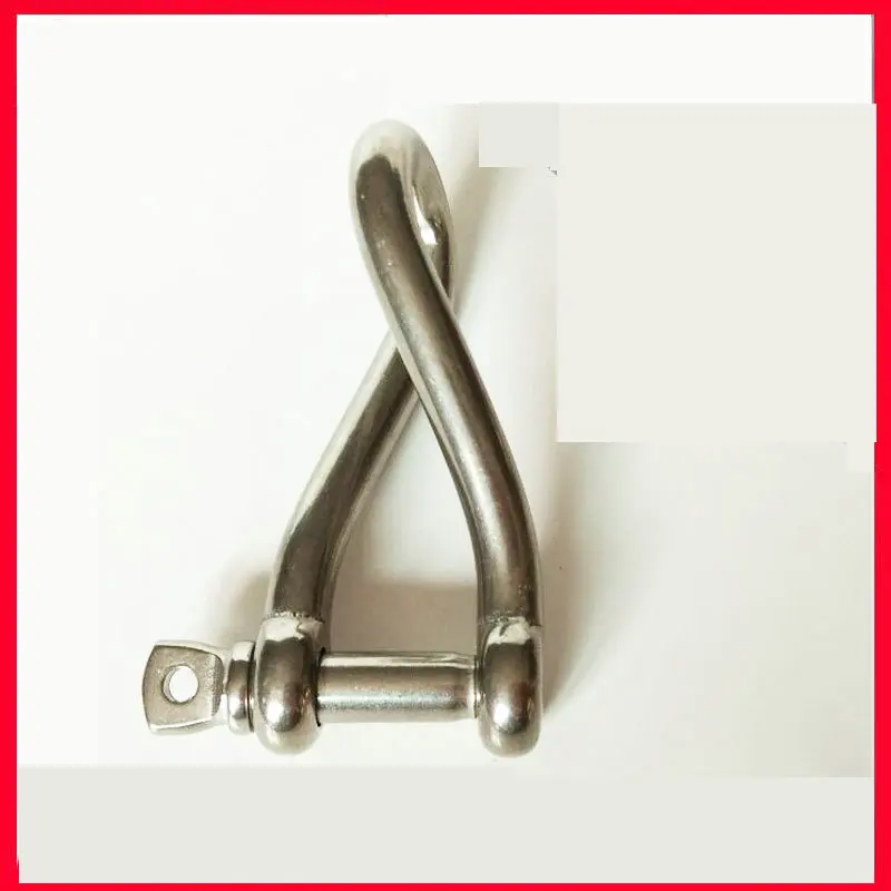 Поворотная Скоба HQ 5 шт. с винтовым штифтом витая из нержавеющей стали марки AISI 316