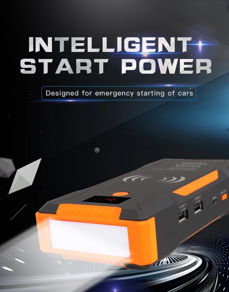 Новейший! TM20 автомобильный стартер Power Bank 1000A пусковое устройство батарея авто