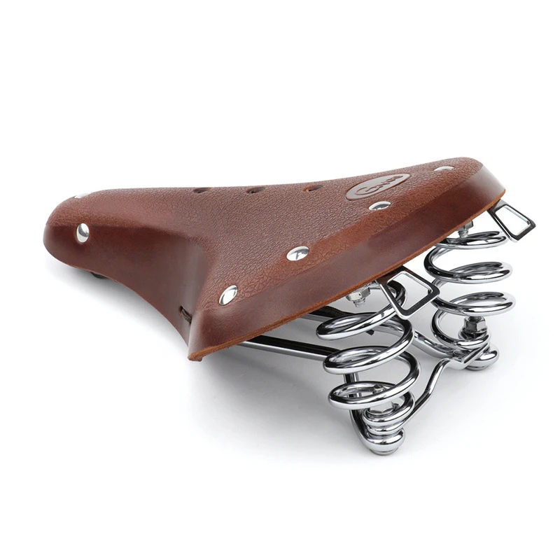 NEW Gyes Saddle GENUINE COW LEATHER SALDDLE Bike Seat Cushion GS-08 Classic FOR BICYCLE Comfortable Cycling Ultralight |