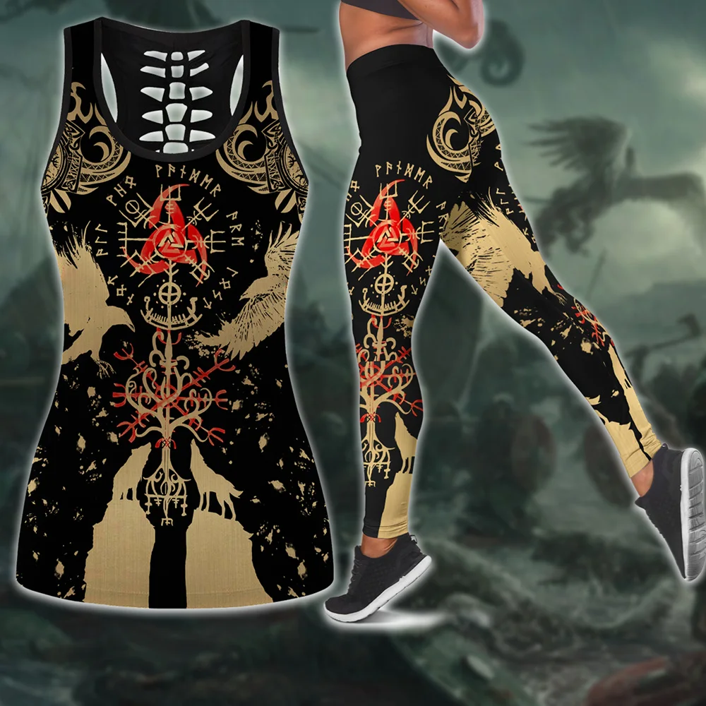 

Новые штаны для йоги, женские леггинсы, модные леггинсы с 3D-принтом викингов, татуировка, топ, сексуальные эластичные женские обтягивающие леггинсы