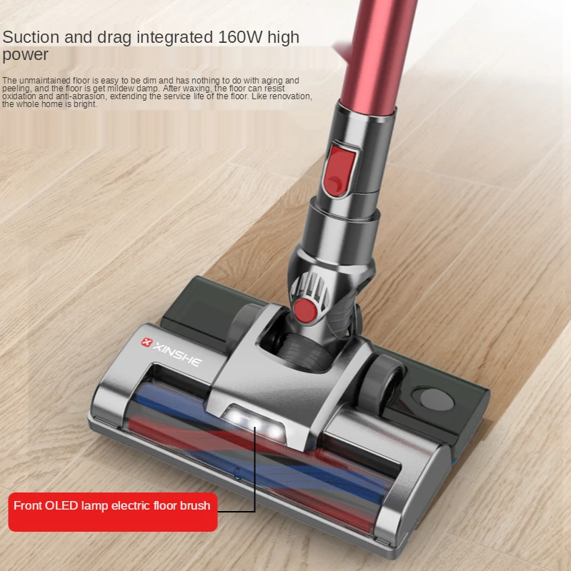 

zq Wireless Vacuum Cleaner Household Large Suction Handheld Small Powerful Charging Dust Suction Mop All-in-One Machine