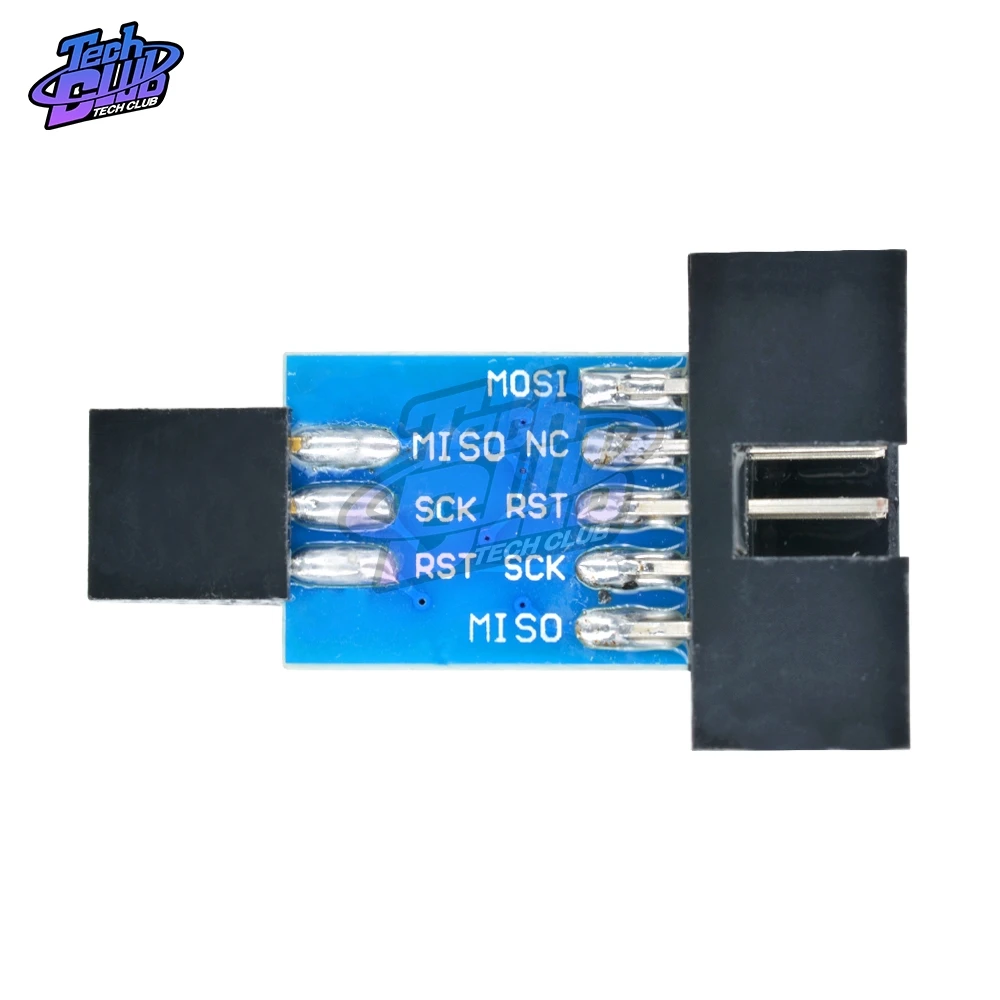 Преобразователь 10-6 контактов в стандартную плату адаптера для ATMEL STK500 AVRISP USBASP ISP