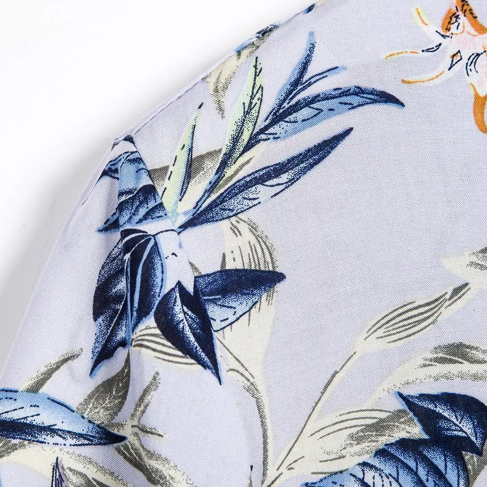 

Adisputent Summer Men's Hawaiian Shirts Funny Printed Turn Down Collar Short Sleeve Casual Shirts Button Streetwear 2020