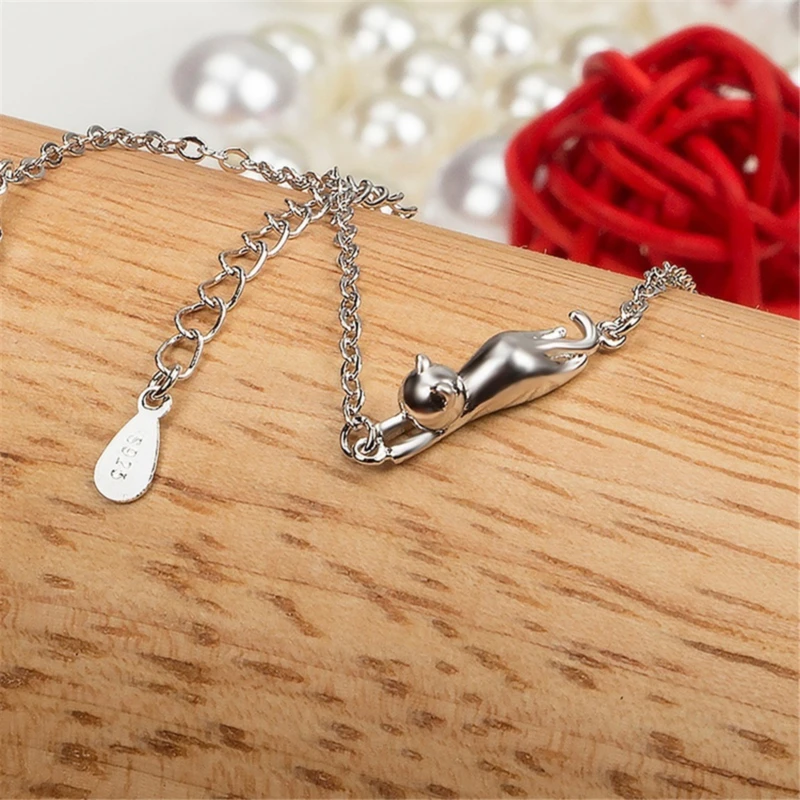 

Cute Little Kitty Bracelet Hanging Kawaii Cat Bracelet Handmade Lovely Cat Bracelet For Girl For Birthday Gift