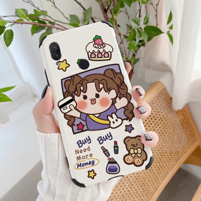 

Struggle Bear Phone Case For Xiaomi Redmi Note 7 7Pro Pro Liquid Silicone Cover