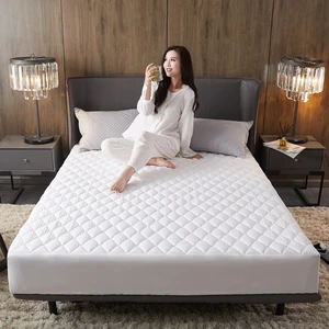 Mattress Topper Cover Fitted Sheet Quilted Fitted Mattress Pad Waterproof Mattress Protector Breathable Bed Protector Bed Bug