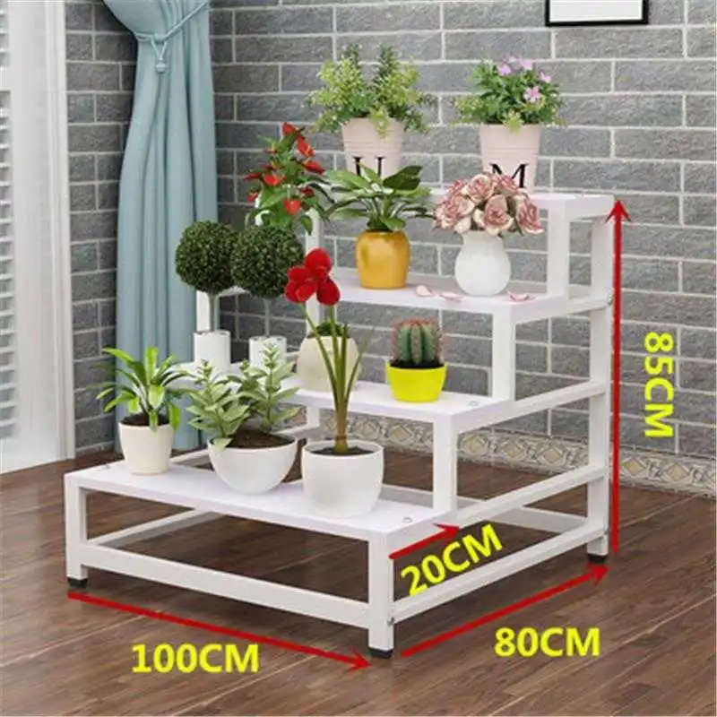 

Macetas Plantenstandaard Saksi Standi Varanda Wood For Estante Para Plantas Outdoor Dekoration Balcony Shelf Flower Stand