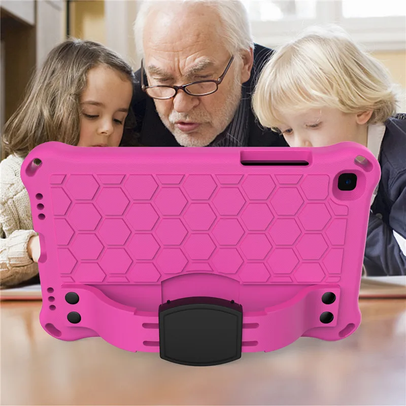 

Kids Safe Case for Samsung Galaxy Tab A 8.0 SM-T290 SM-T295 T295 T297 2019 Hand-held Shock Proof EVA Full Body Cover Stand Case
