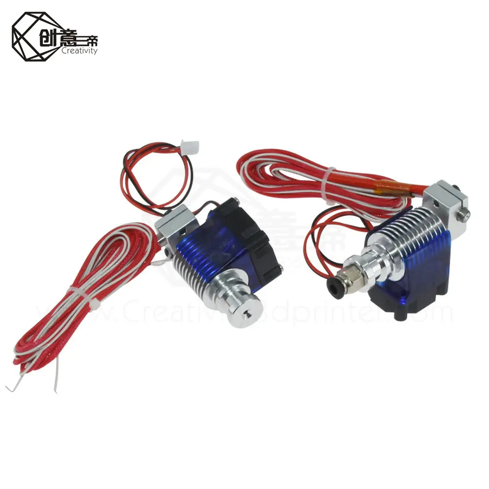3d HotEnd полный комплект (E3D V6 ) 12 В для 1 75/3 0 мм Удаленная экструзия печати Bowden головки