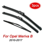 Щетки стеклоочистителя передние и задние MIDOON для Opel Meriva B 2010, 11, 12, 13, 14, 15, 16, 2017, 28 дюймов + 22 дюйма + 16 дюймов