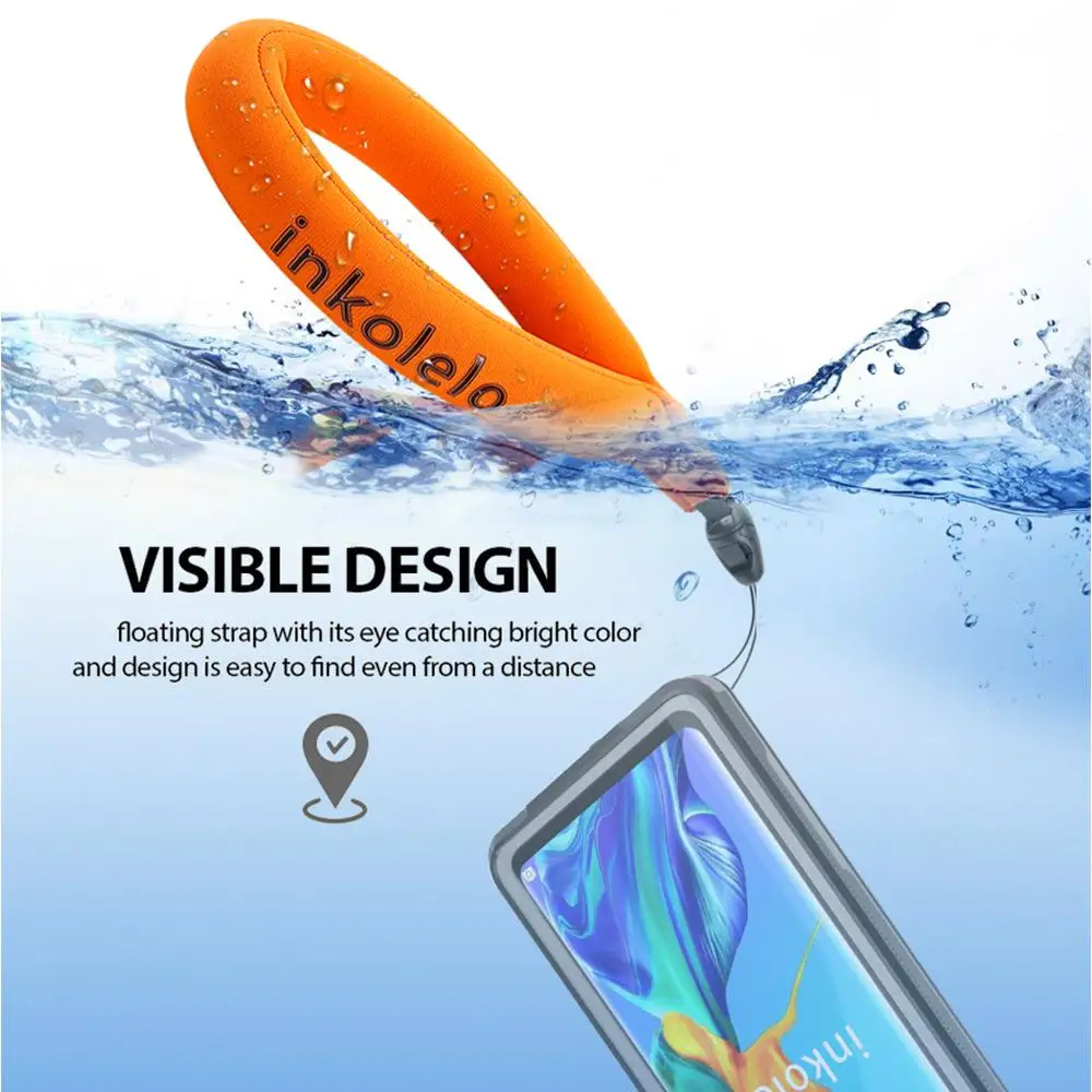 Inkolelo Waterproof Camera Float Strap Universal Floating Wrist Strap for Underwater GoPro Nikon Canon Fujifilm Olympus Mobile