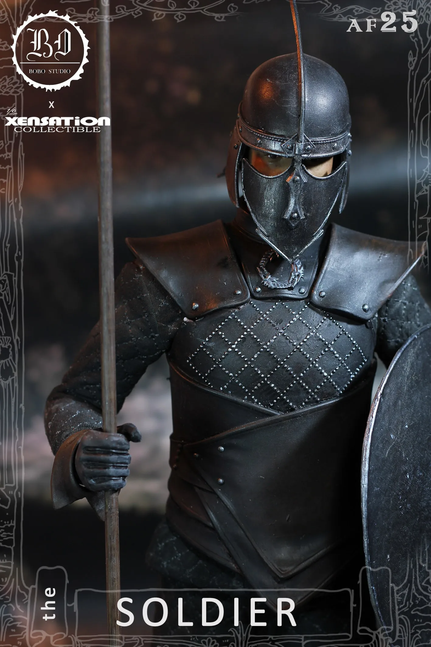 Коллекционная экшн-фигурка Xensation X BoBo Studio AF25 The Unsullied Solider Grey Worm 1/6 | Игрушки и хобби