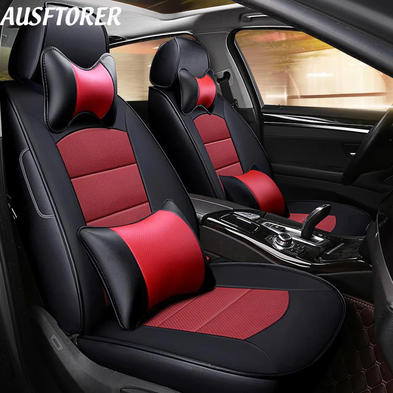 Чехол для сиденья AUSFTORER из перфорированной кожи Renault Лагуна 2 3 купе аксессуары