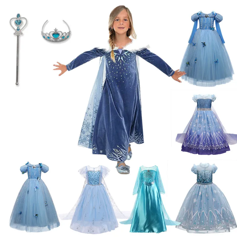 

От 5 до 10 лет Детский День Рождения вечерние; Одежда для детей; Платье принцессы; Детский костюм на хеллоуин для девочек принцесса Белль плат...