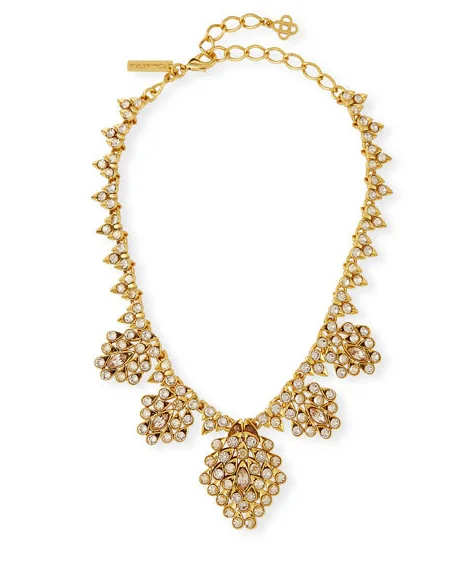 

Crystal Cluster Necklace for Women