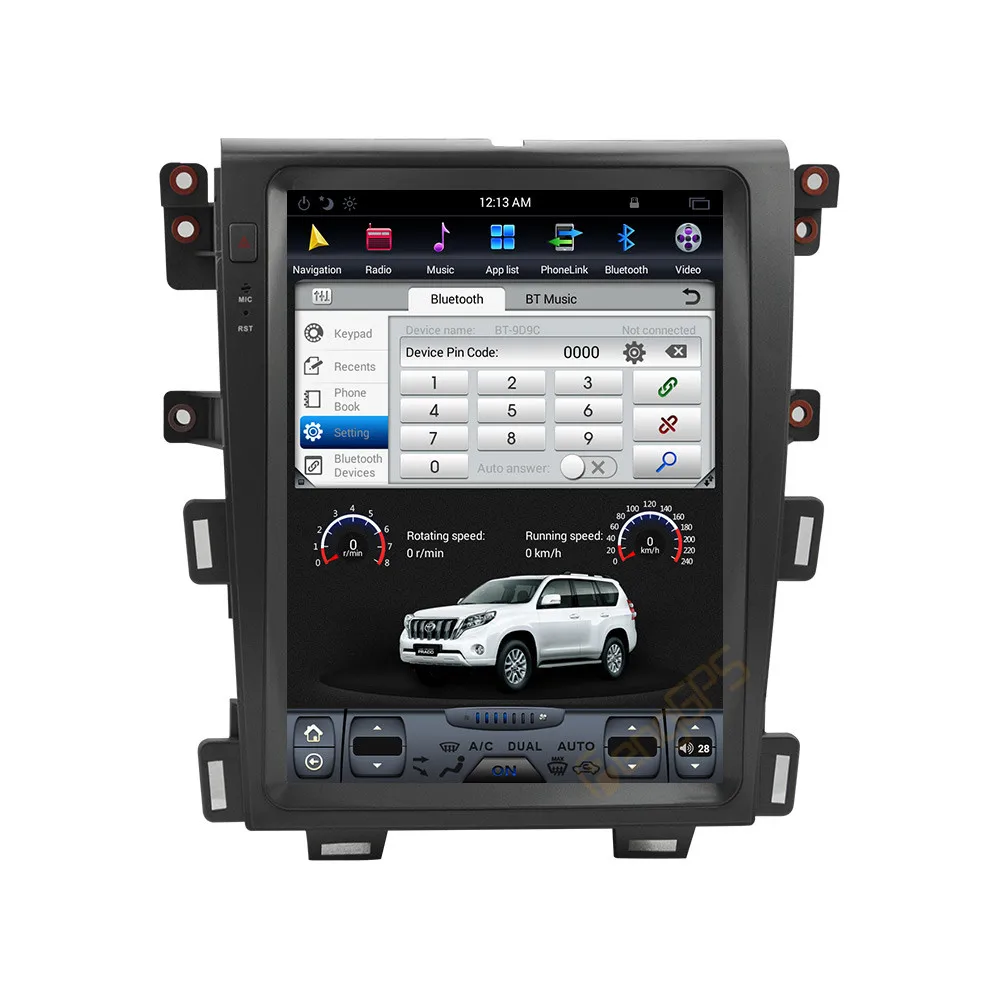 For Ford EDGE 2007 - 2014 Android Car Radio Stereo Multimedia Player Autoradio Tesla Style Audio PX6 GPS Navi Head unit | Автомобили и