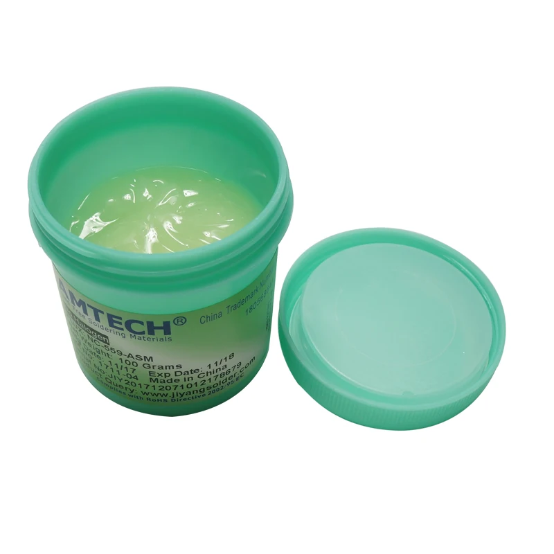 

100% Original AMTECH NC-559-ASM 100g Lead-Free Solder Flux Paste for SMT BGA Reballing Soldering Welding Repair Tools No Clean