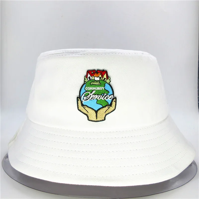 Хлопковая Панама LDSLYJR с вышивкой земли рыбацкая шляпа уличная дорожная от солнца