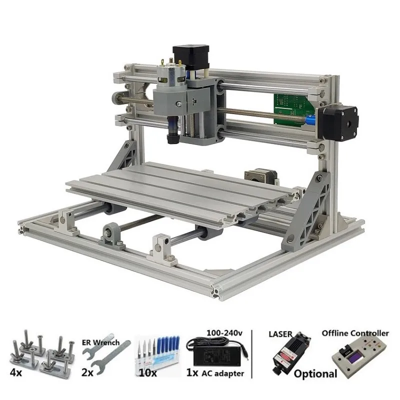 CNC3018 PRO DIY мини лазерная гравировальная машина PCB ПВХ помолка резка древесины