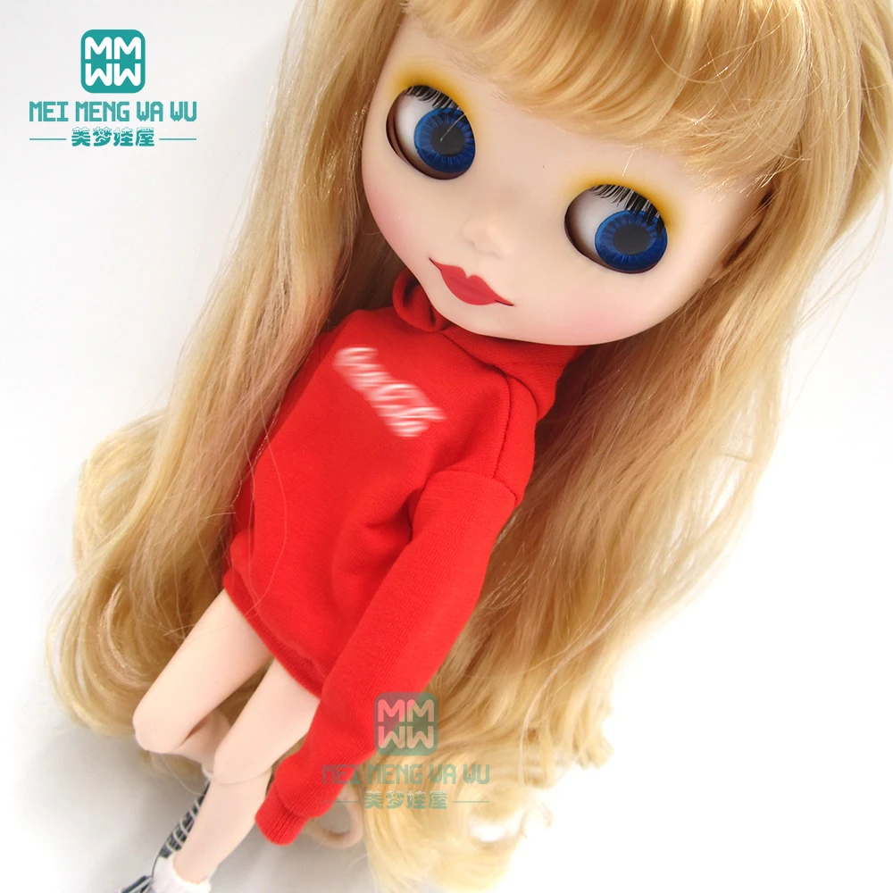 

1pcs Blyth Doll Clothes fashion Letter sweatshirt for Blyth Azone1/6 doll accessories