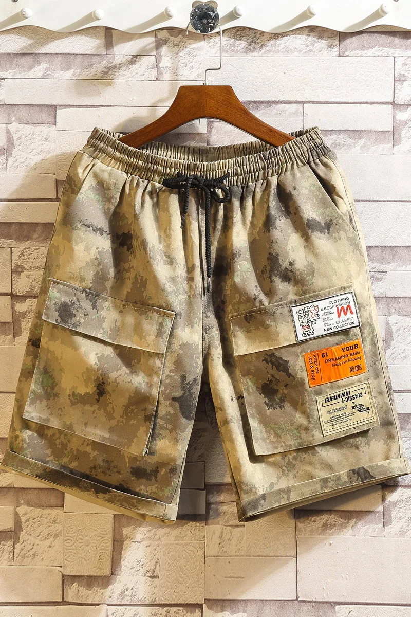 

Men Cool Camouflage Cargo Shorts Summer Hot Sale Cotton Casual Male Short Trousers Brand Clothing Comfortable Camo Mens Overalls