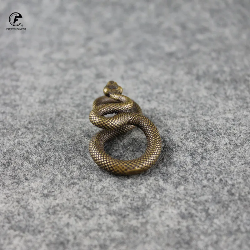 Новинка медные фигурки домашних животных ручной работы в виде змеиного чая