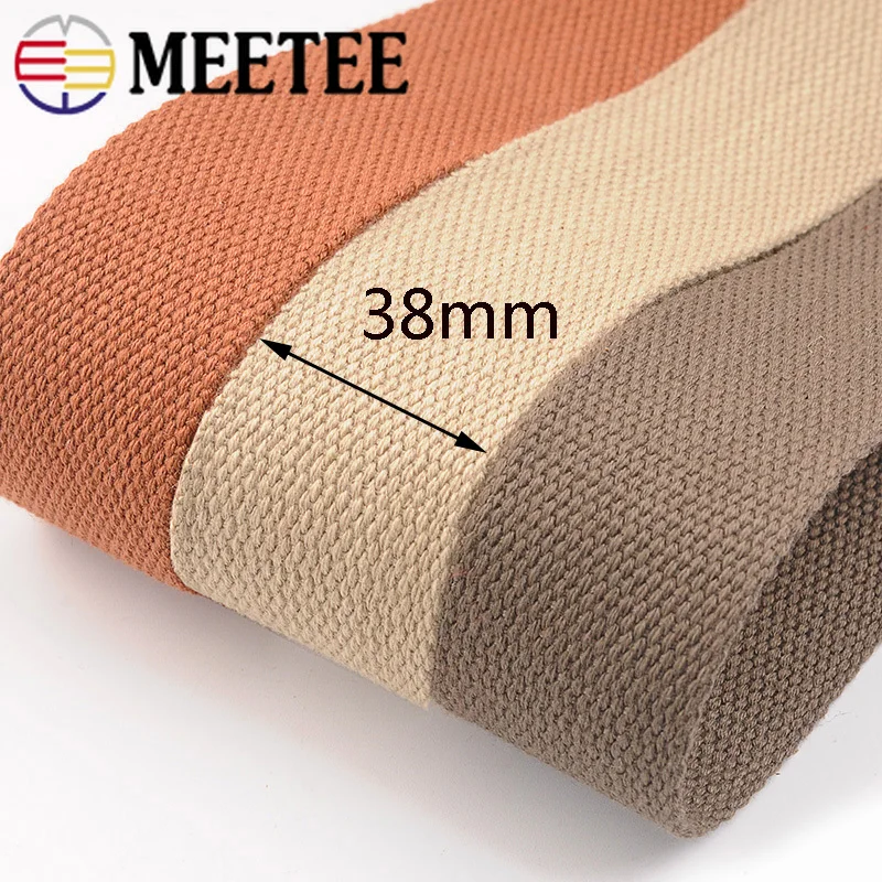 2 метра 38 мм толстые полиэфирные хлопковые лямки для рюкзака ремень парусиновая