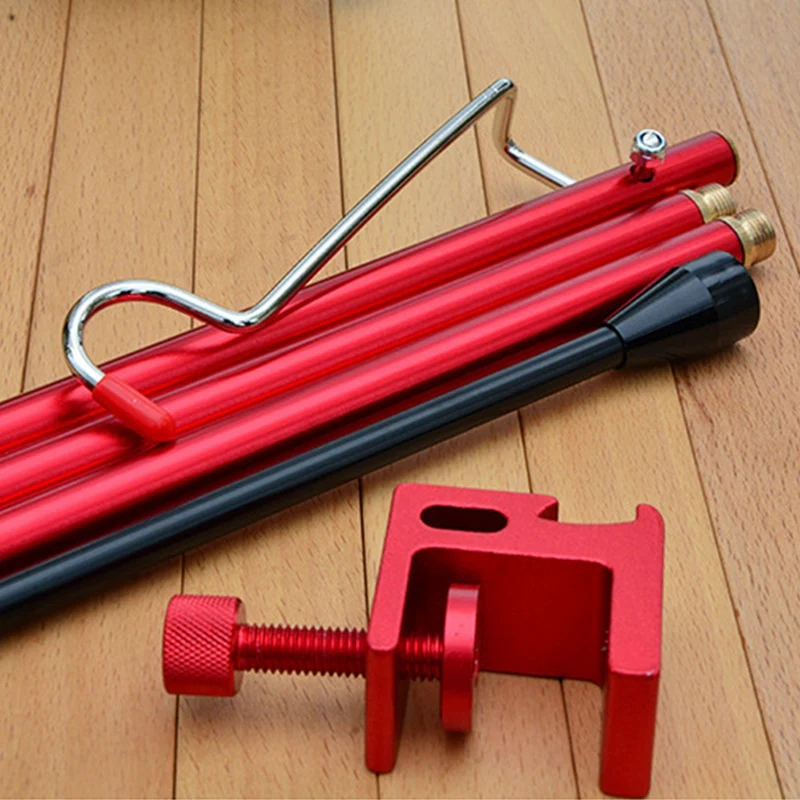 

Hot Outdoor Camping Hiking Folding Lamp Post Pole Aluminum Alloy Portable Fishing Hanging Light Fixing Stand Kit