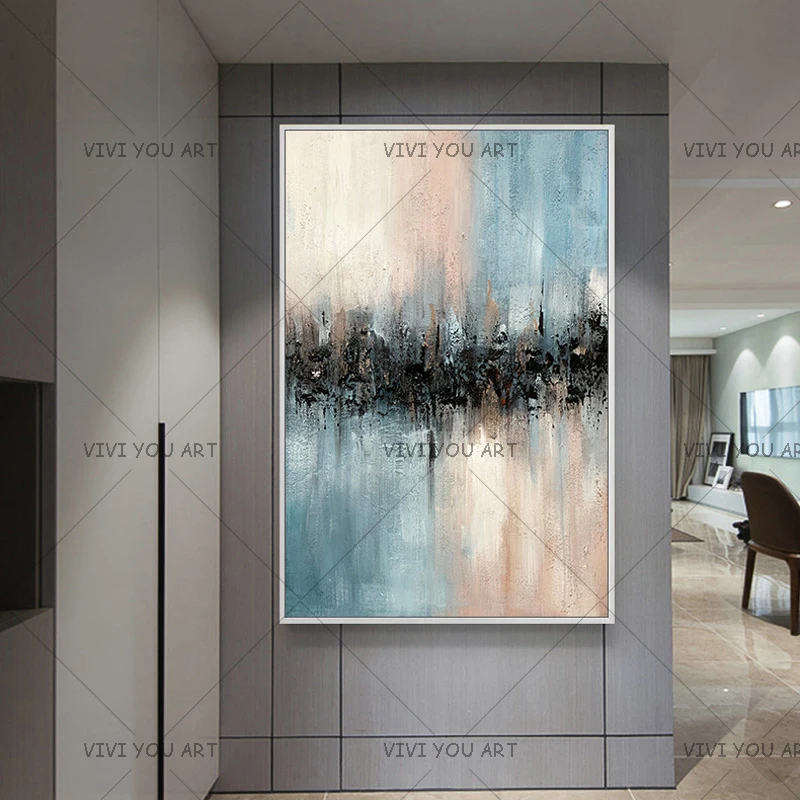 Поп арт подарок 100% ручная роспись горы масляная живопись на холсте абстрактные