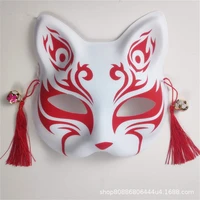 japanese fox mask masks traditional masquerade firework festival half face halloween cosplay costume accessories fashion