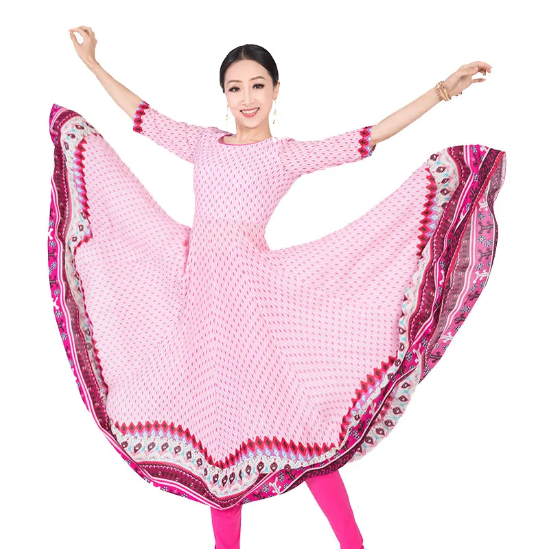 

New Female Indian Dance Dress Oriental Traditional Stage Performance Costumes Bollywood Dance Outfits Festival Outfits