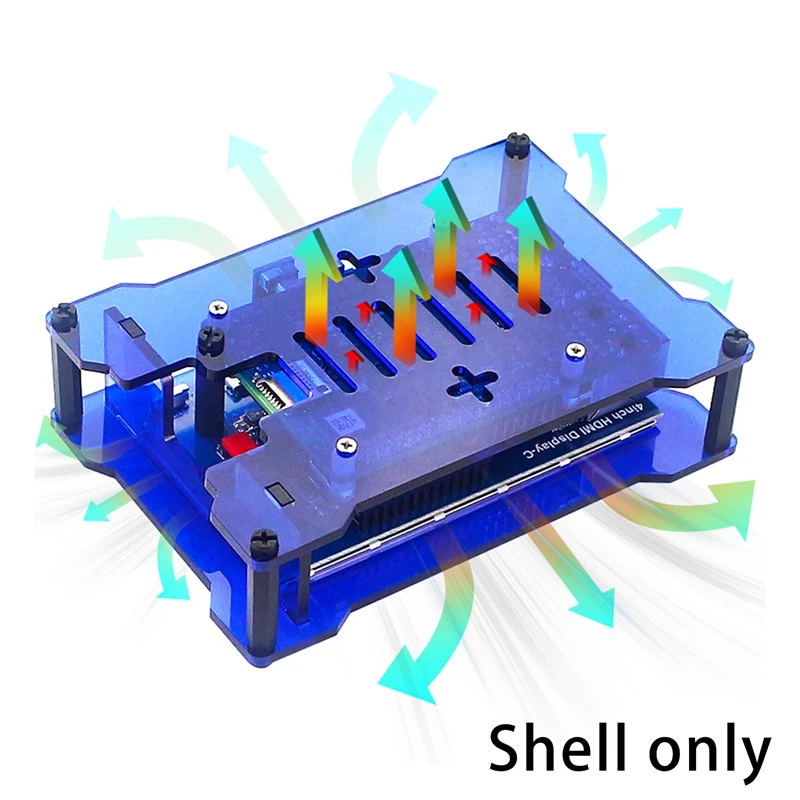 

Suitable for Raspberry Pi 4 Inch HDMI Display Acrylic Case for Raspberry Pi Display Protective Case