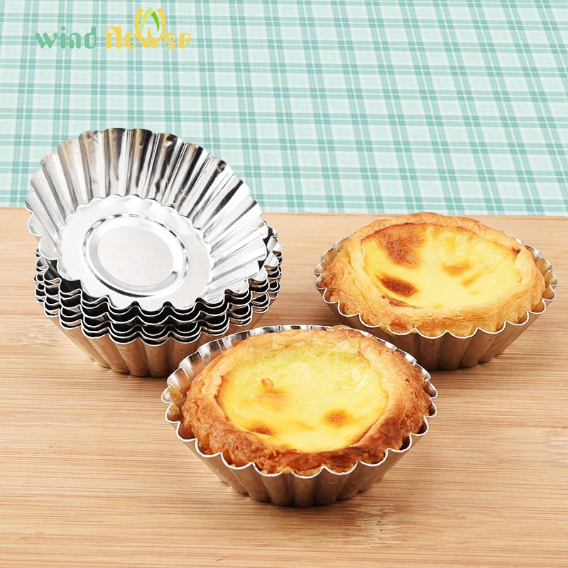 10 шт./компл. лепестковая Форма для яиц форма пирожных с плоским дном хризантемы