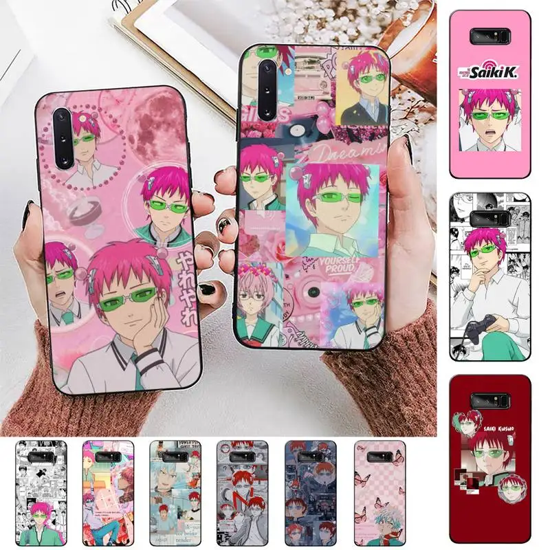 

FHNBLJ the disastrous life of saiki k Phone Case for Samsung Note 3 4 5 7 8 9 10 20 pro lite ultra for Oppo A9 2020