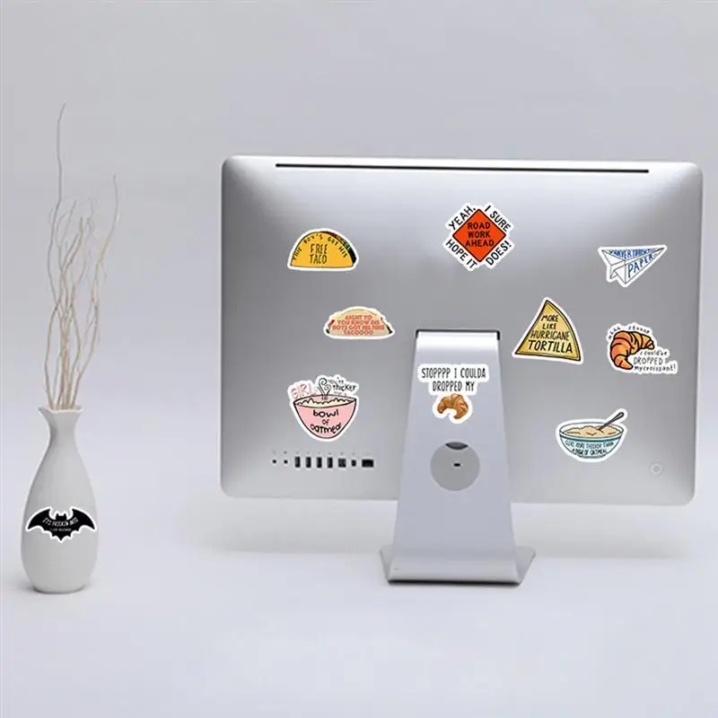 67 шт креативные наклейки для компьютера на холодильник гитара мультфильм сделай