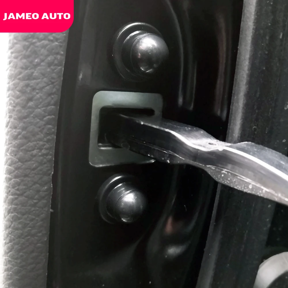 Jameo Автомобильный Дверной замок наклейки Обложка для Smart Forfour Fortwo formy City купе