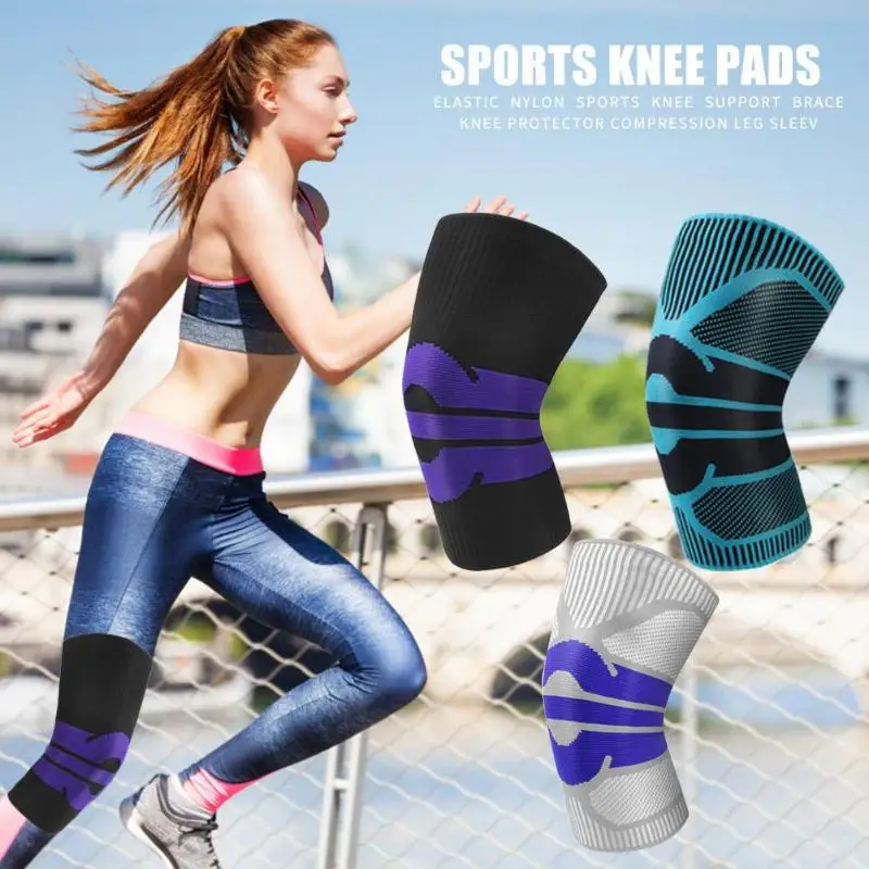 

Nylon Elastic Sports Knee Pads Breathable Support Compression Knee Pads Support Brace Patella Protector Protection Kneepad
