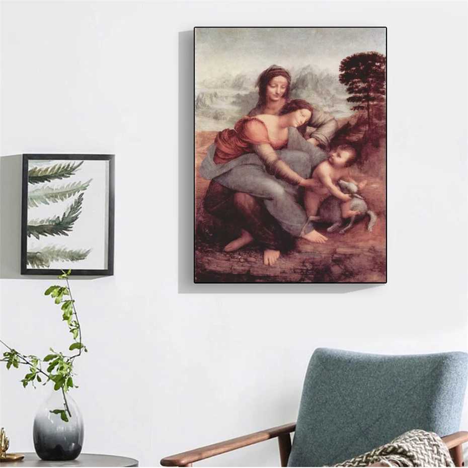 Картина the Virgin and Child with St. Anne 5D сделай сам картина из страз с изображением Великой