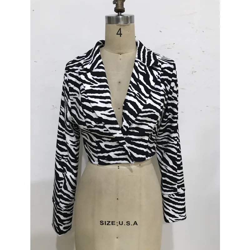 

Zebra Grain Print Womens Tracksuit 2 Piece Skirt Sets Ladies Elegant Outfits Femme Clothing Sportswear Suit