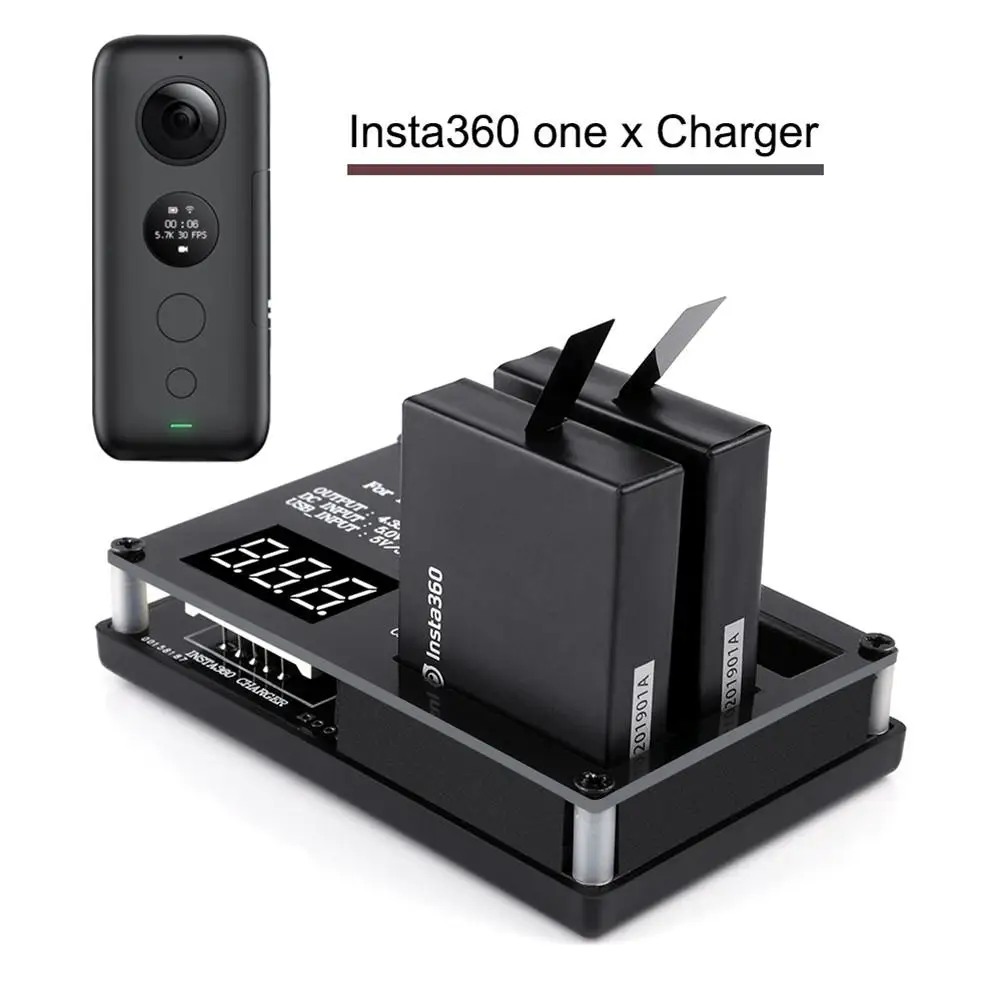 3 в 1 микро USB зарядное устройство для InstaHiMISS60 ONE X панорамная камера 60 минут Быстрая