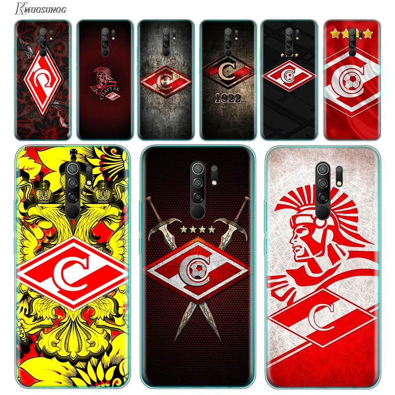

Transparent Cover Football Spartak Moscow For Xiaomi Redmi K40 K30i K30T K30S K30 K20 10X GO S2 Y2 Pro Ultra Phone Case