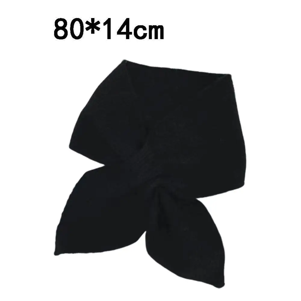 Женская Повседневная однотонная шаль с крестиком сохраняющая тепло на лямках