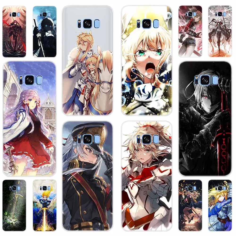 Чехол для телефона Samsung Galaxy S7 Edge S8 S9 S10 S11 S20 S21 Plus Ultra Lite E Fate Series Grand girl Anime|Бамперы| |